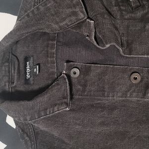 Brixton black levis jacket